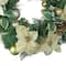 24" Pre-Decorated Gold Poinsettia & Ball Artificial Wreath